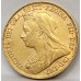AUSTRALIA 1899 . ONE 1 SOVEREIGN . PERTH . GOLD